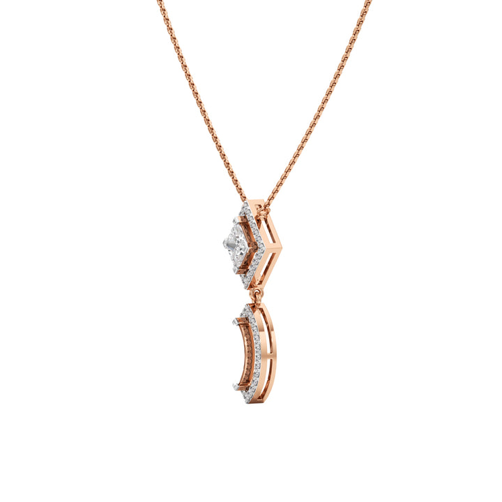 Rhianna 2.25Ct Multishape Double Halo Pendant