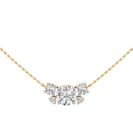 Juliette 2.75Ct Four Prong Round Cut Casual Pendant