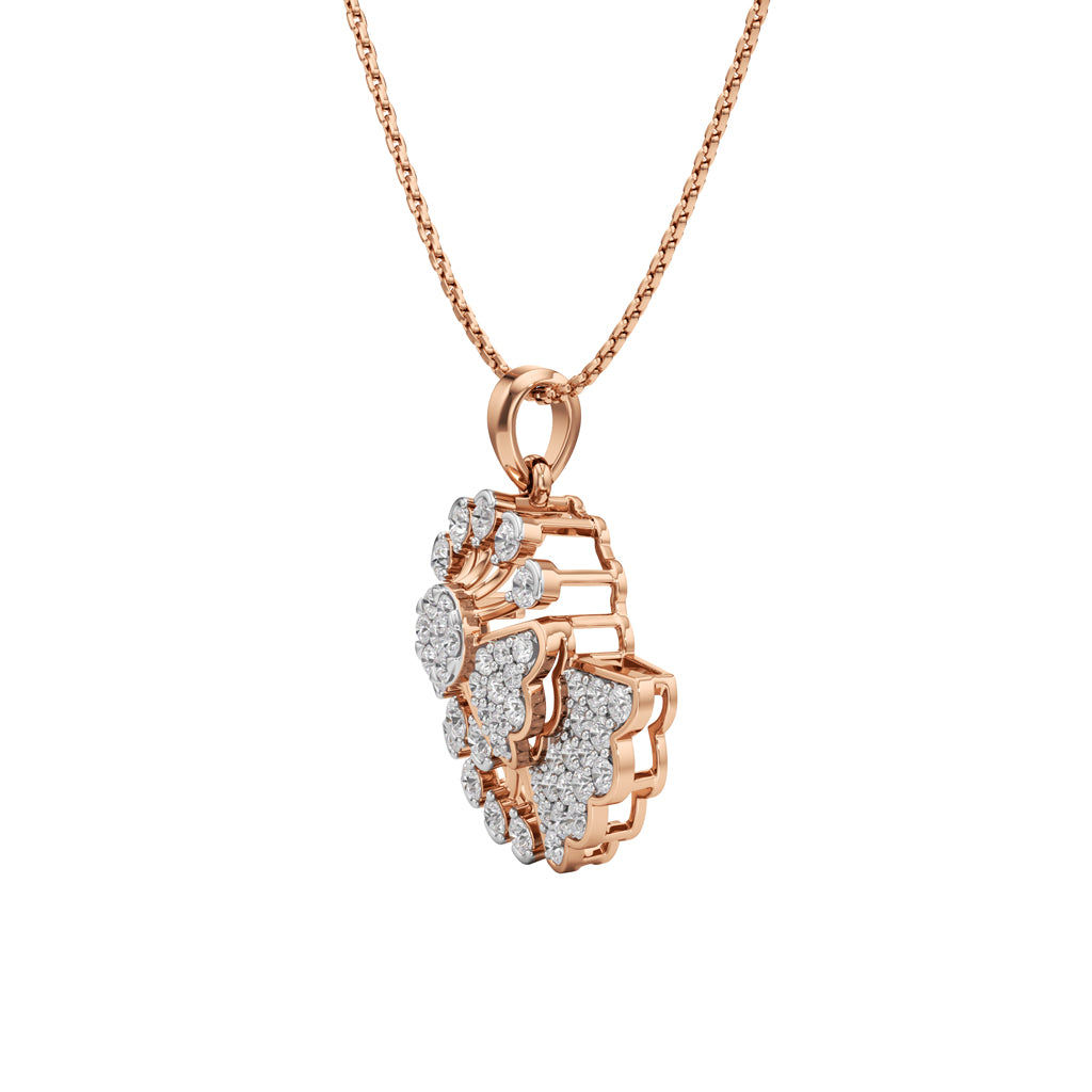 Celeste Bloom Diamond Pendant