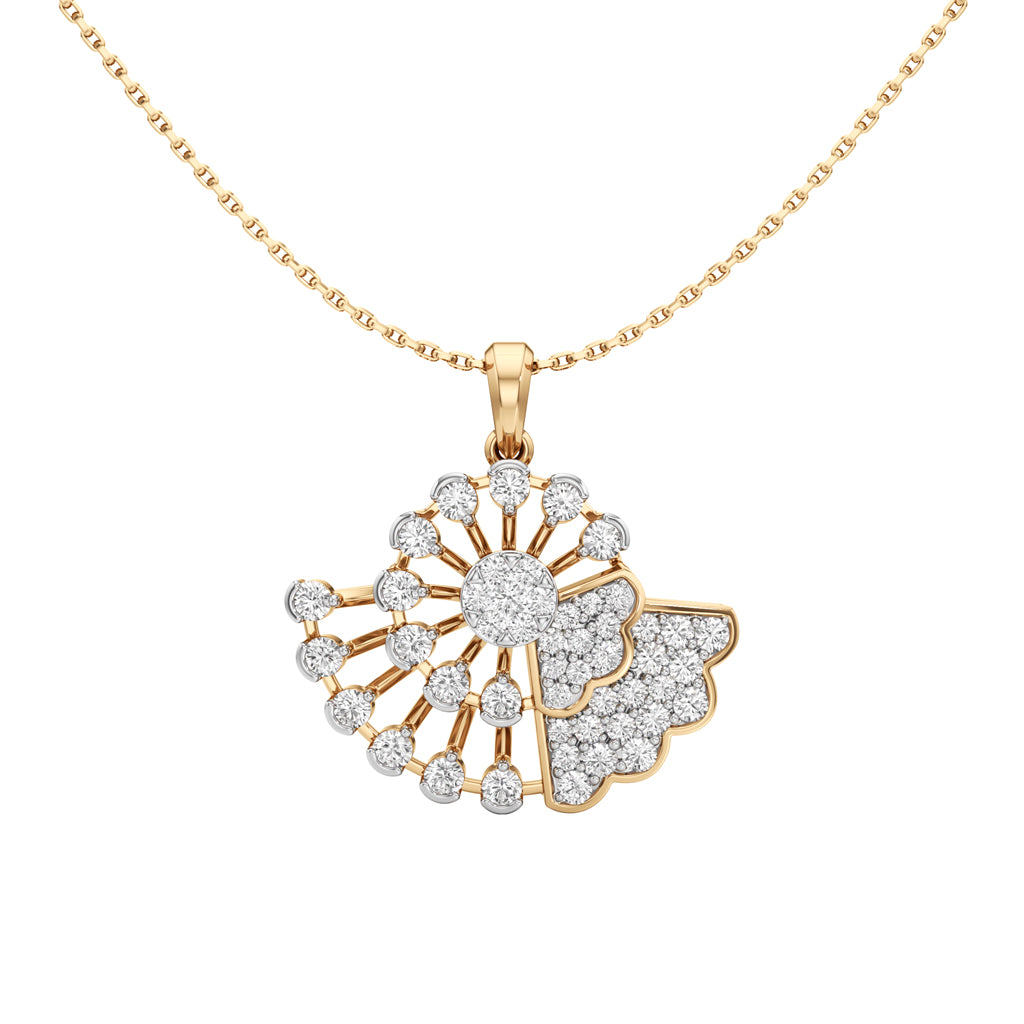 Celeste Bloom Diamond Pendant