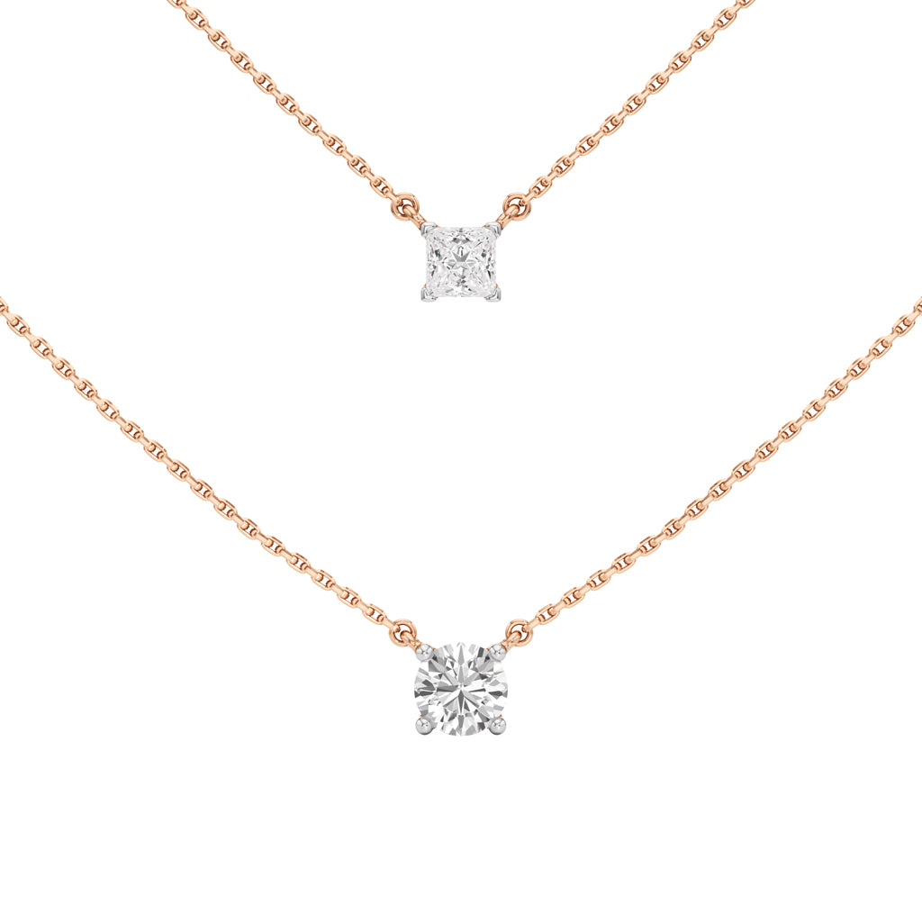 1.25Ct Round Shape Solitaire Pendants