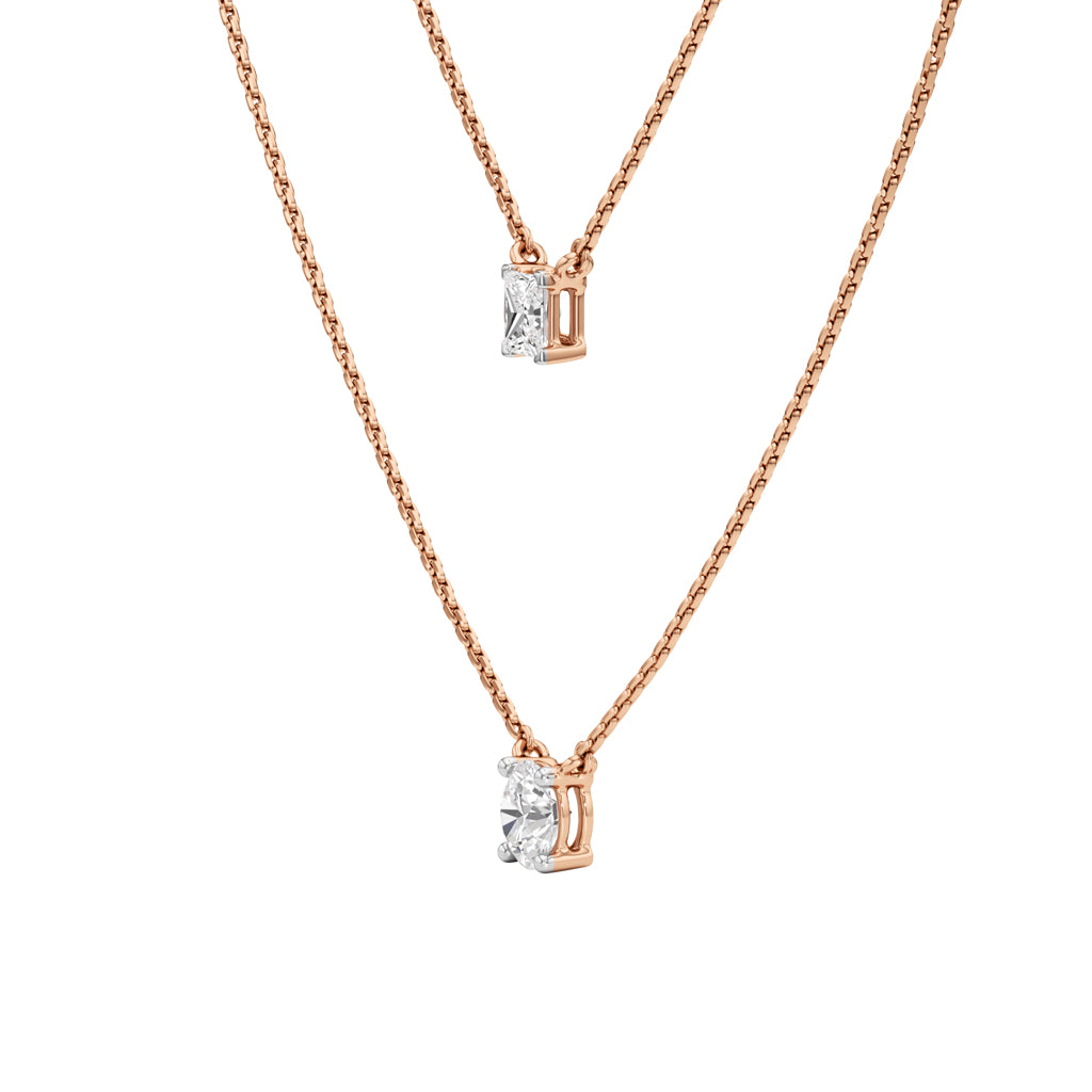 1.25Ct Round Shape Solitaire Pendants