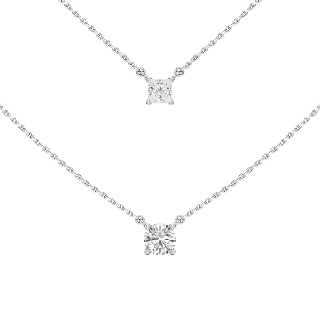 1.25Ct Round Shape Solitaire Pendants