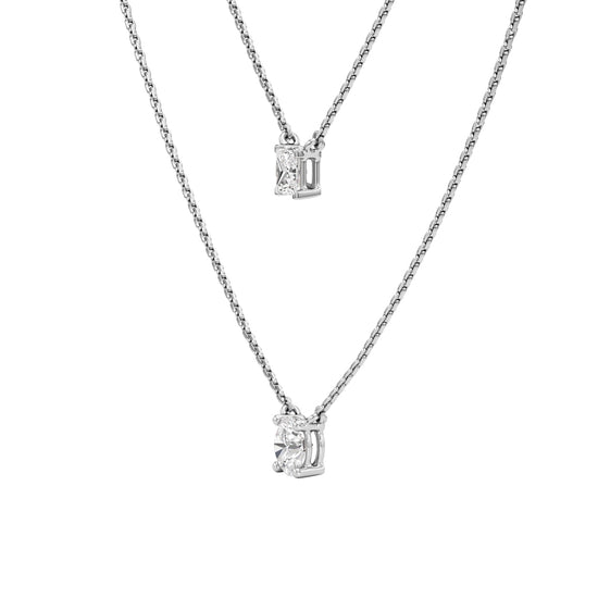 1.25Ct Round Shape Solitaire Pendants