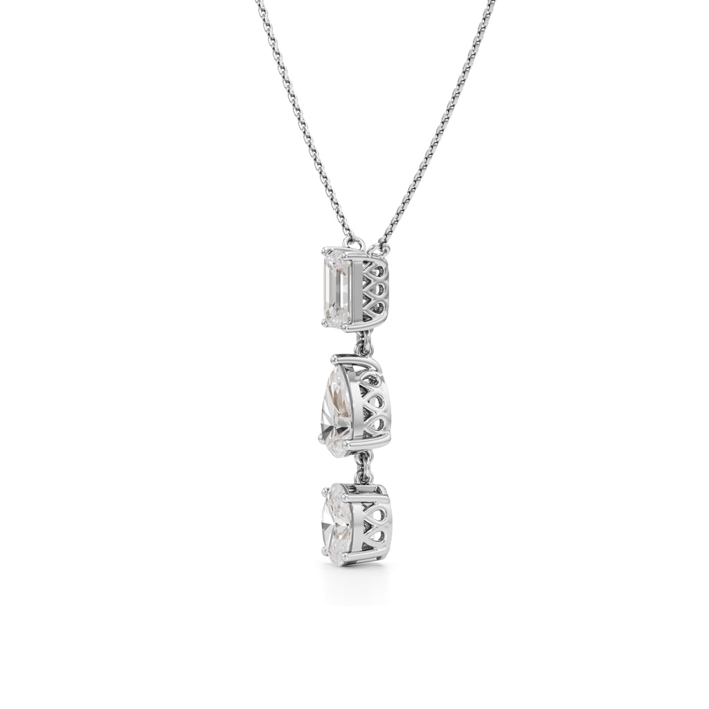 Nina 4.5Ct Varoius Cut Fancy Pendant