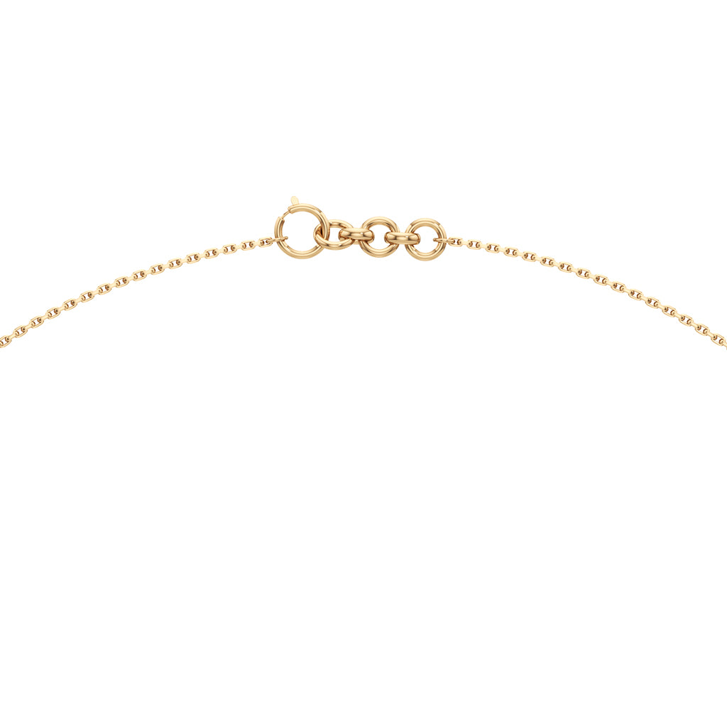 1.50Ct Round Shape Gold Fancy Pendant