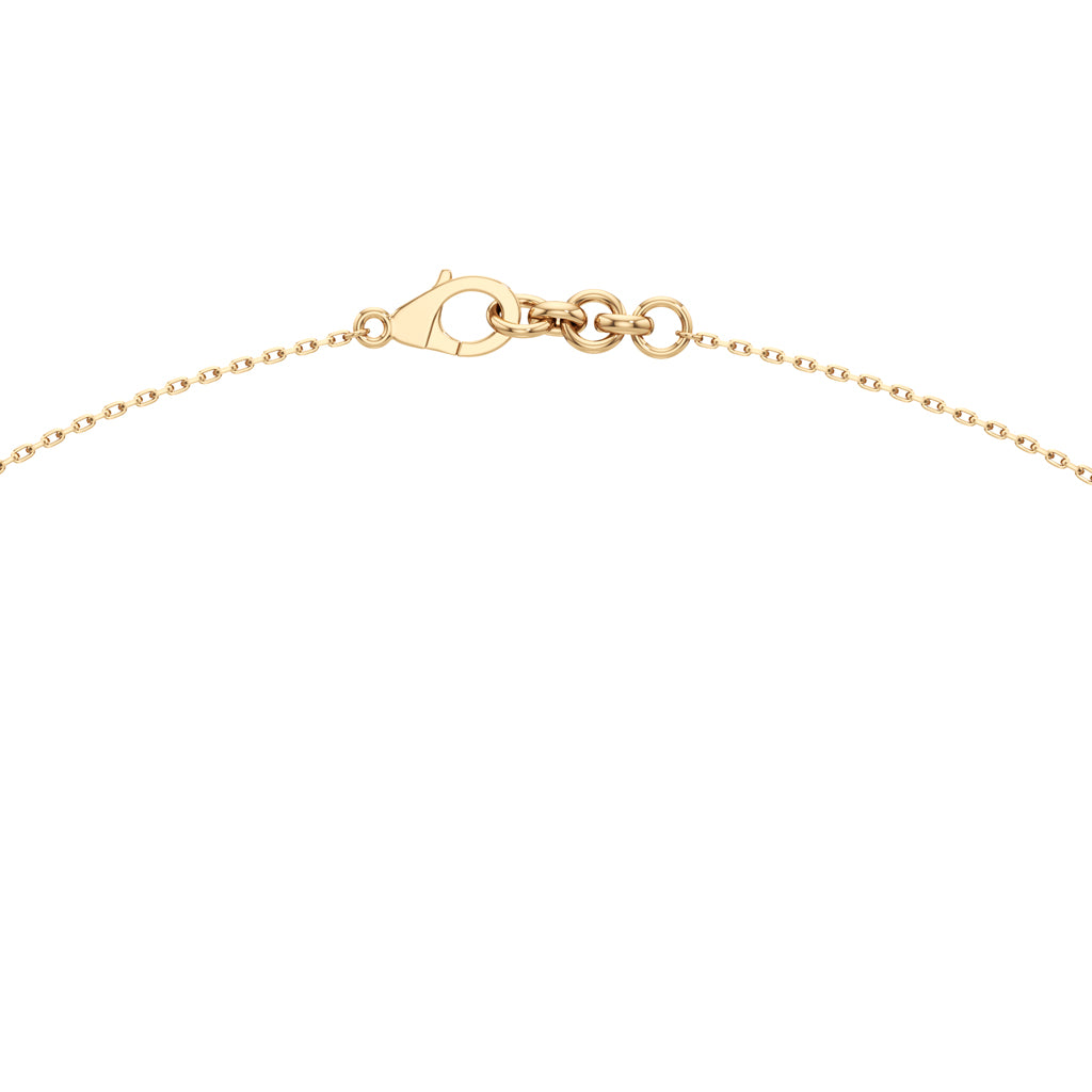 4.75Ct Round Shape Gold Halo Pendant