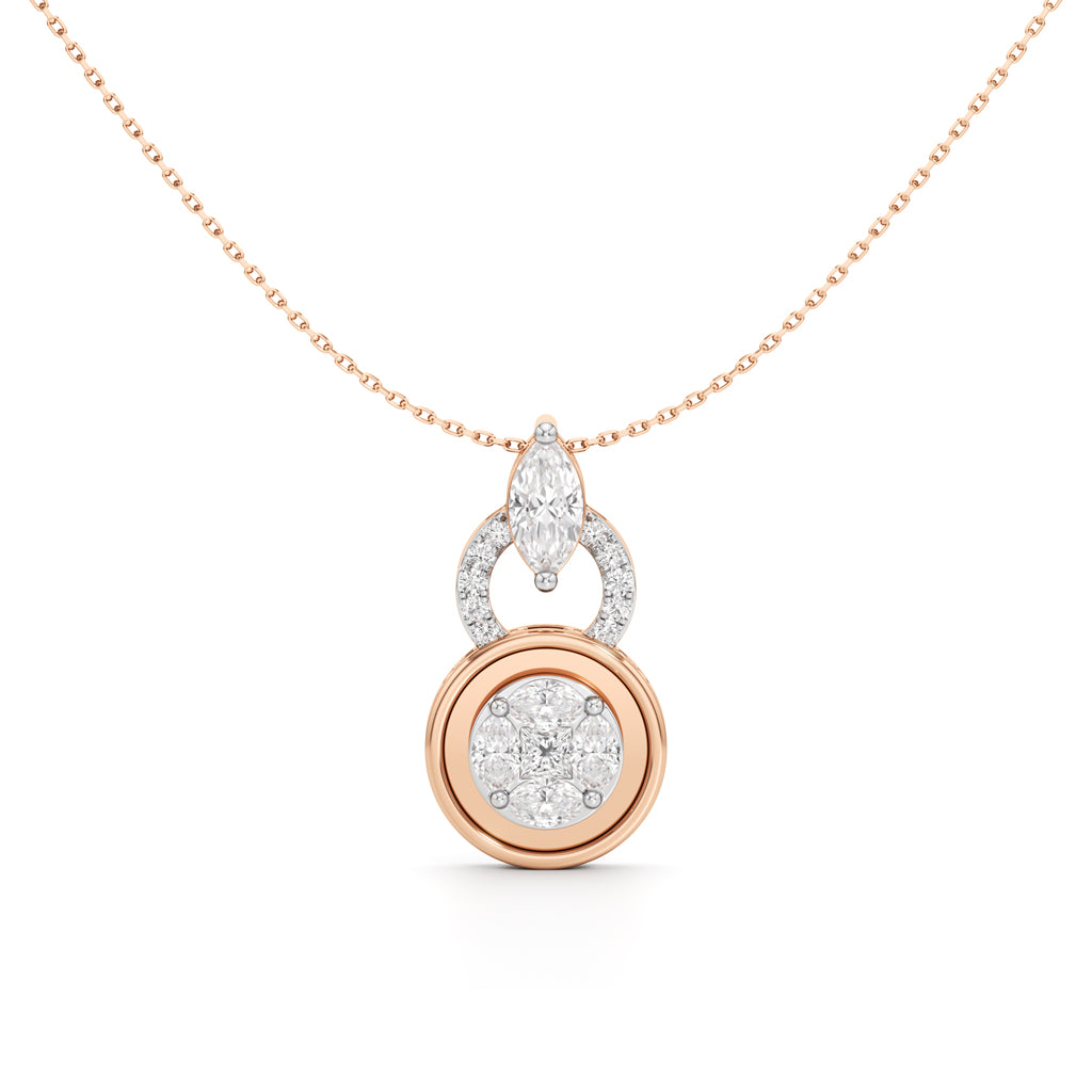 1.75Ct Round Glow Casual Pendant