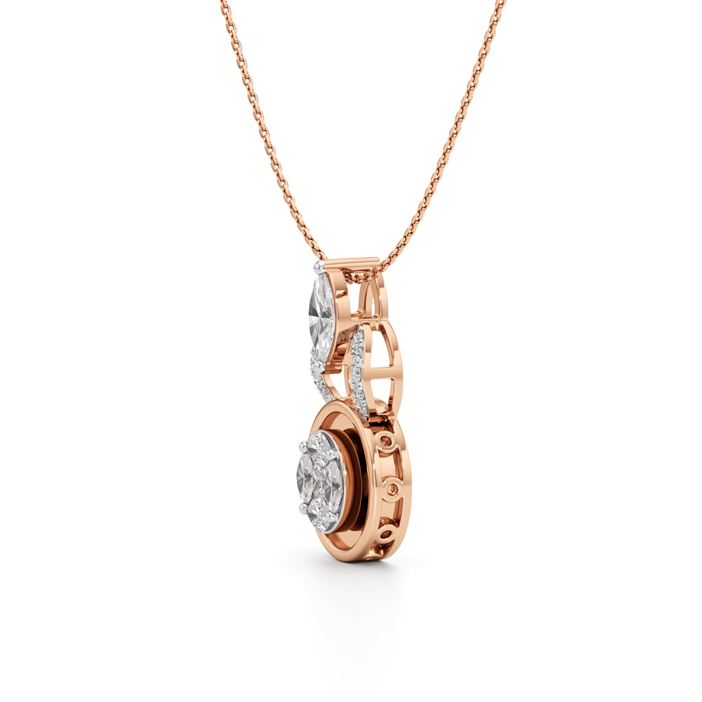 1.75Ct Round Glow Casual Pendant