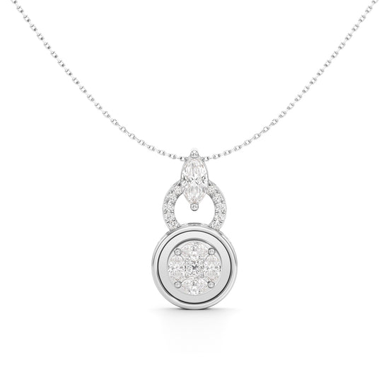 1.75Ct Round Glow Casual Pendant