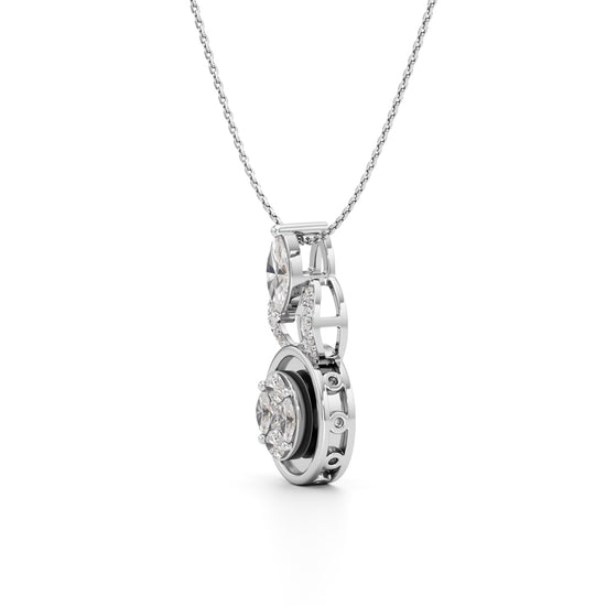 1.75Ct Round Glow Casual Pendant