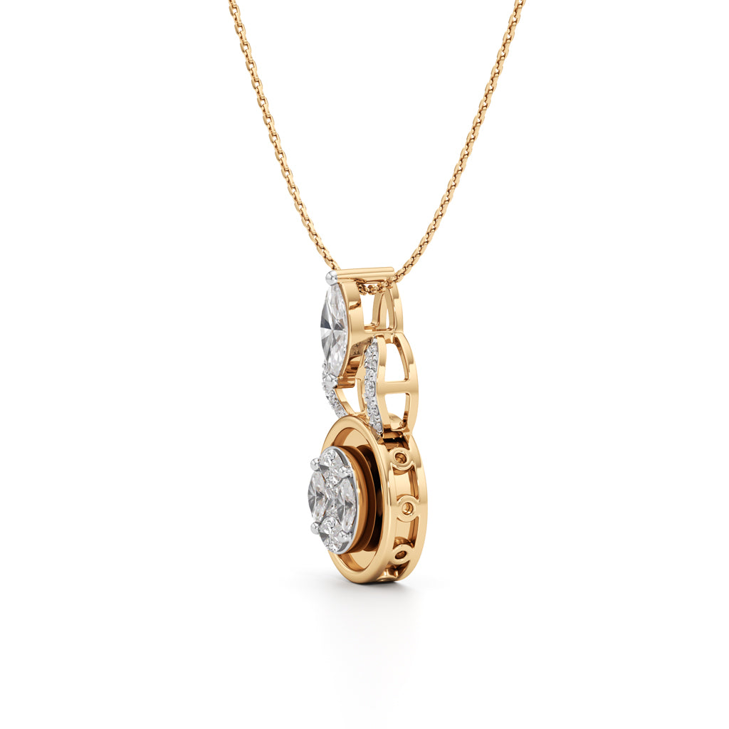 1.75Ct Round Glow Casual Pendant