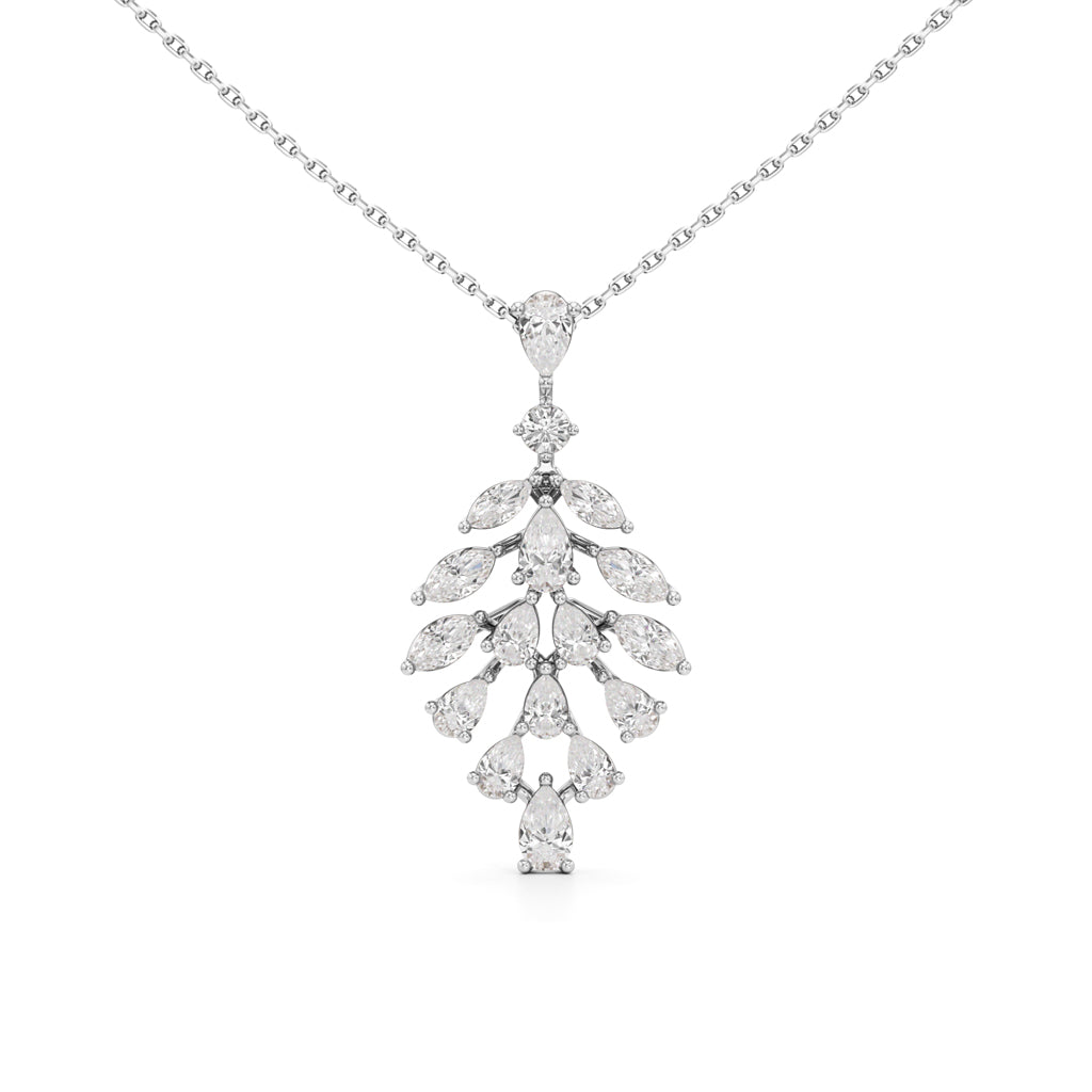 2.30Ct Pear Shape Fancy Pendant