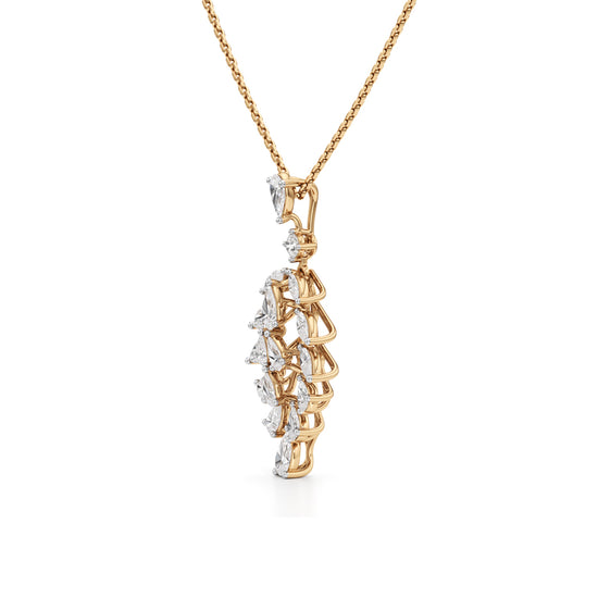 2.30Ct Pear Shape Fancy Pendant