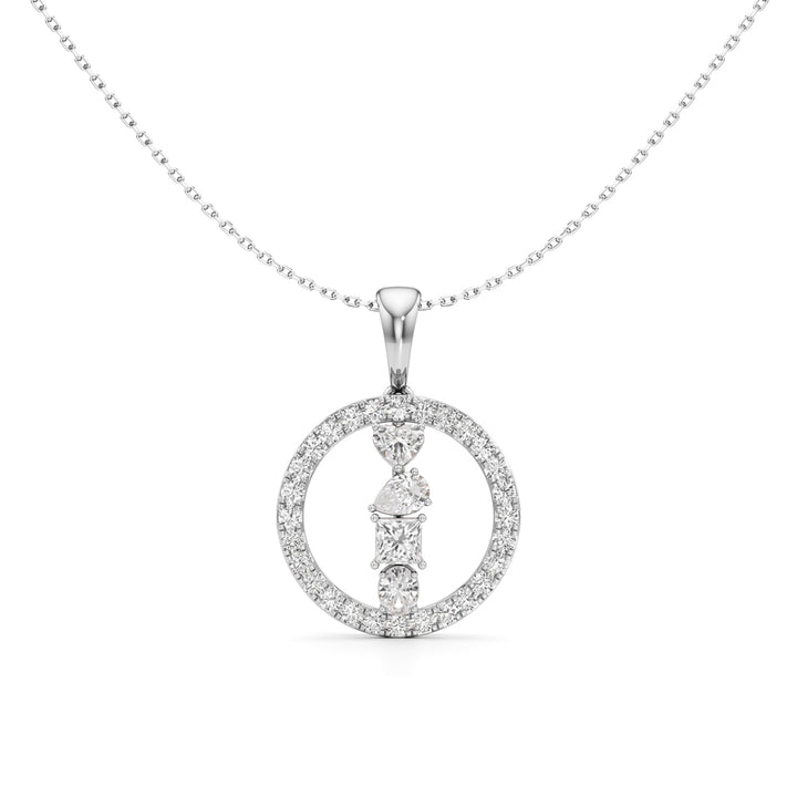 1.25 Ct Fancy Celestia Pendant