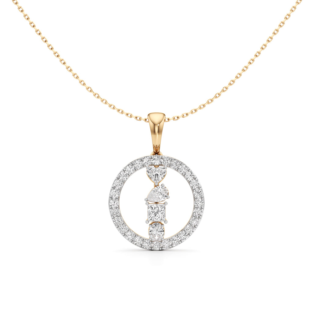1.25 Ct Fancy Celestia Pendant
