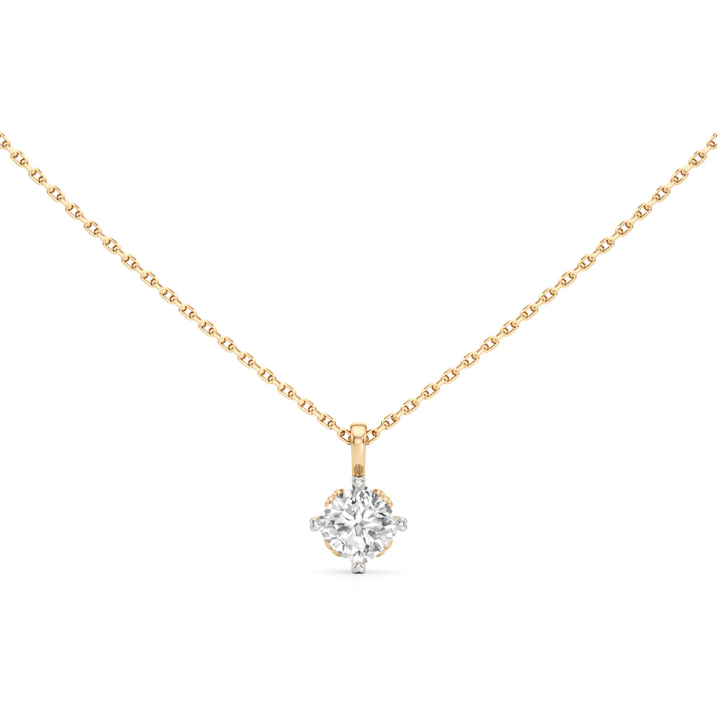 1.00 Ct Cushion Serene Pendant