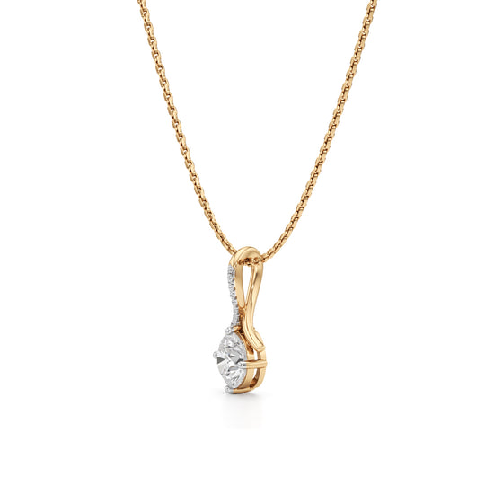 1.50 Ct Fancy Glimmer Pendant