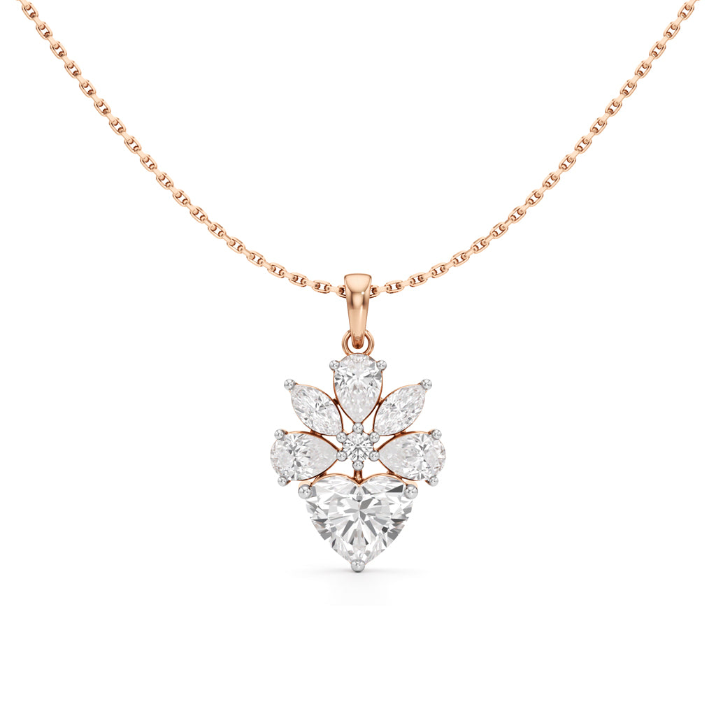 3.75 Ct Luxe Fancy Diamond Pendant