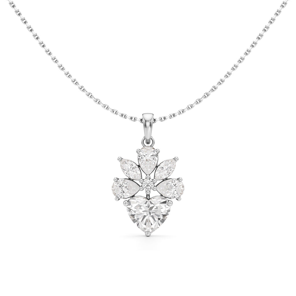 3.75 Ct Luxe Fancy Diamond Pendant