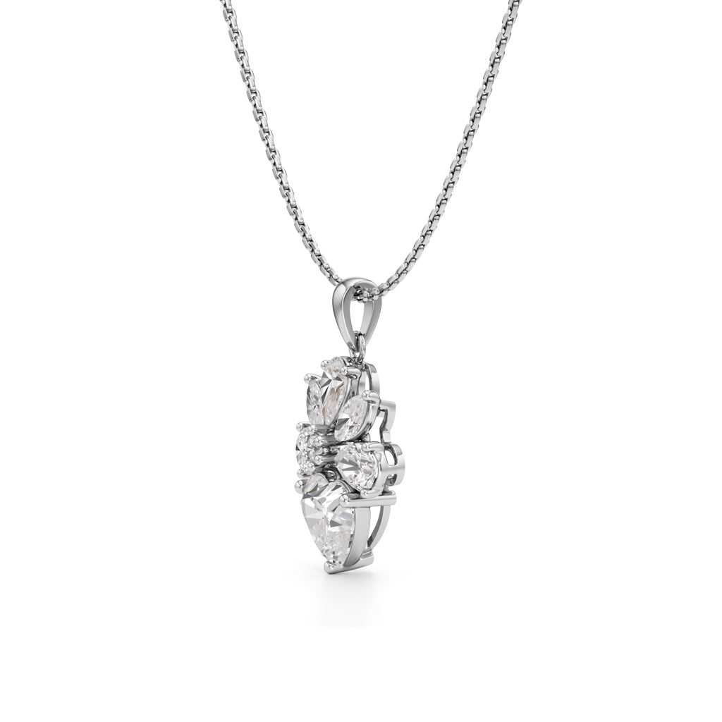 3.75 Ct Luxe Fancy Diamond Pendant