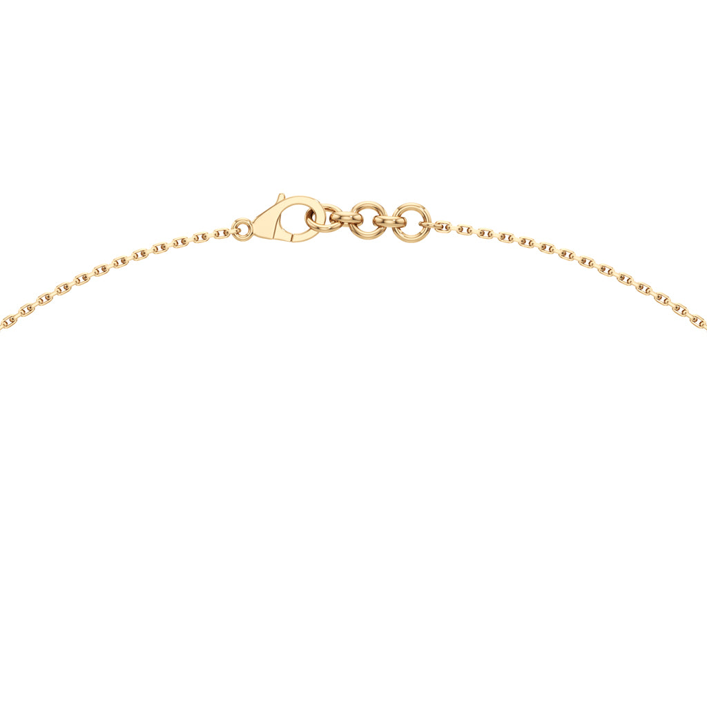 Celestia V-Curve Diamond Pendant Necklace