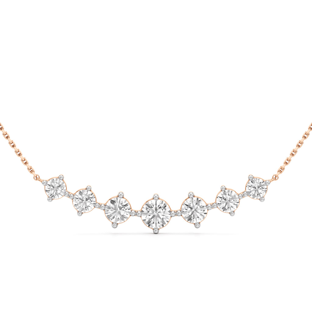 Virelle Diamond Crown Necklace
