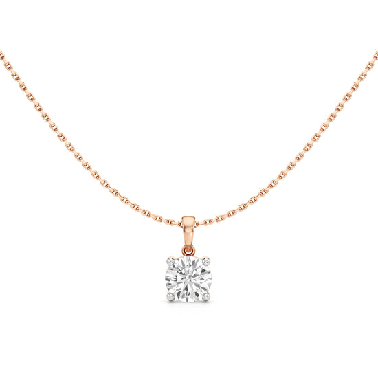 Lumine Solitaire Pendant Necklace