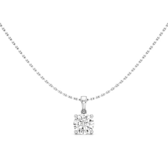 Lumine Solitaire Pendant Necklace