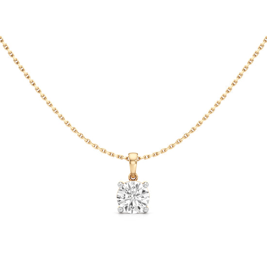 Lumine Solitaire Pendant Necklace