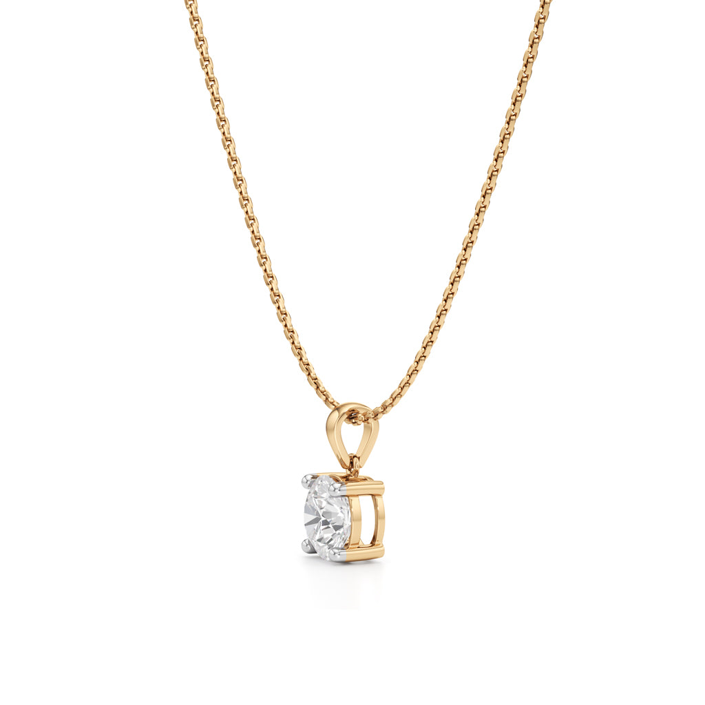 Lumine Solitaire Pendant Necklace