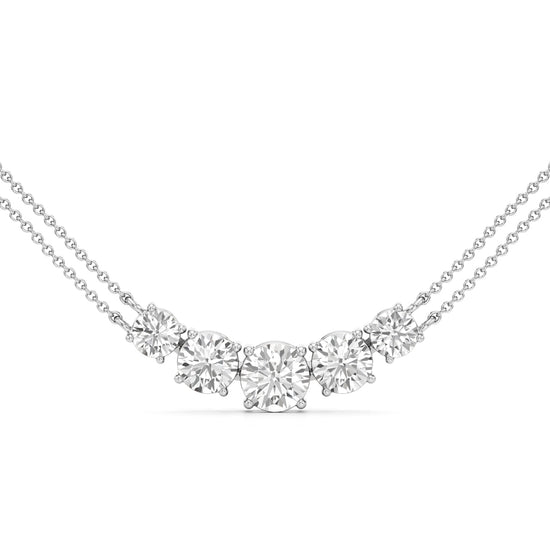 Aurora Arc Diamond Necklace