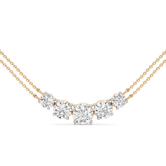 Aurora Arc Diamond Necklace