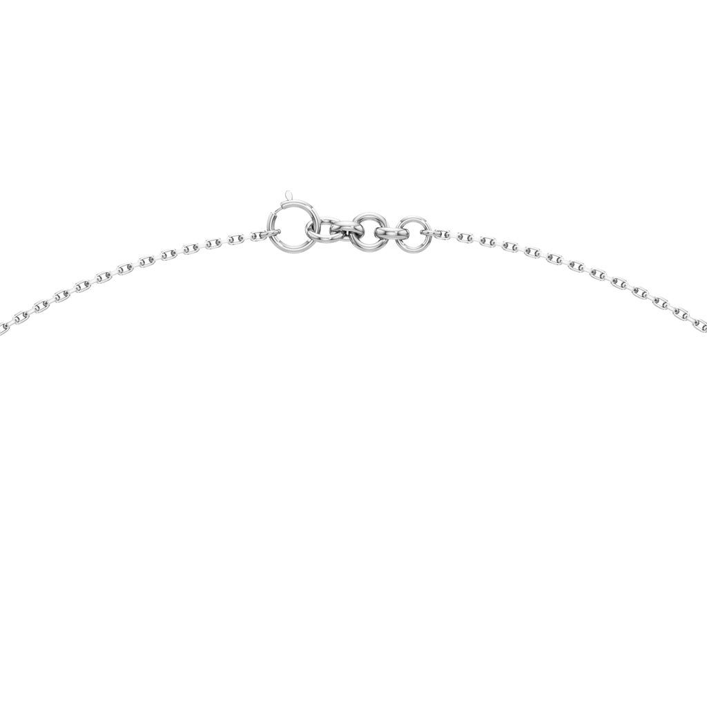 Celestia Tri-Stone Diamond Pendant Necklace
