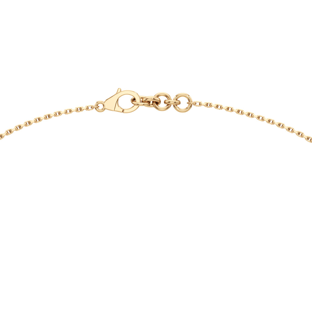Celestia Halo Circle Pendant Necklace