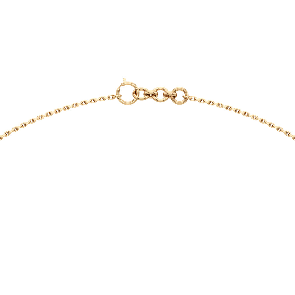 Radiant Duo Diamond Pendant Necklace