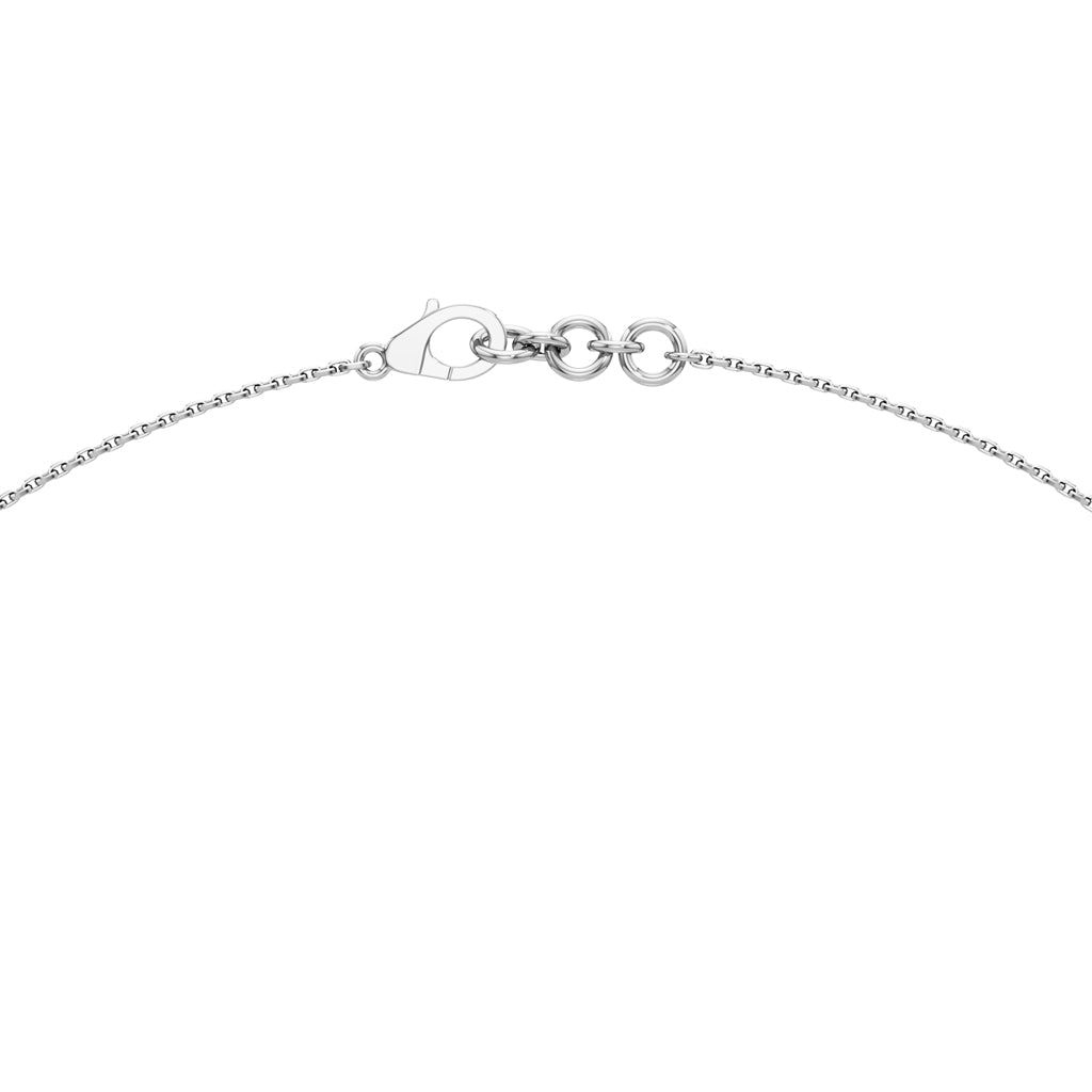 Celeste Halo Round Diamond Pendant Necklace
