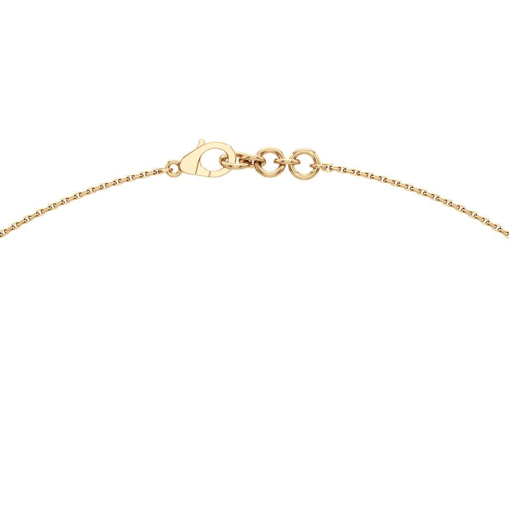 Celeste Halo Round Diamond Pendant Necklace