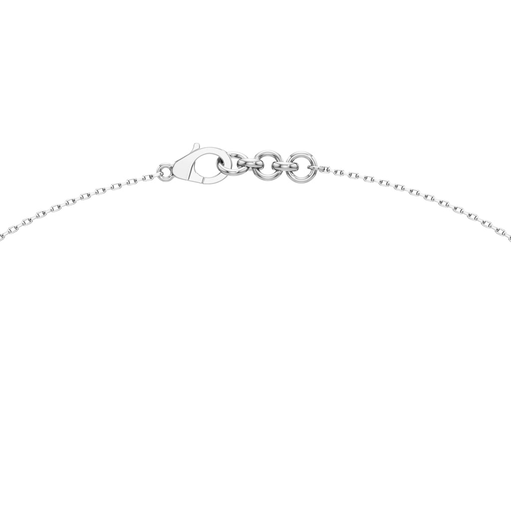 Aurielle Dual-Tone Diamond Loop Pendant Necklace