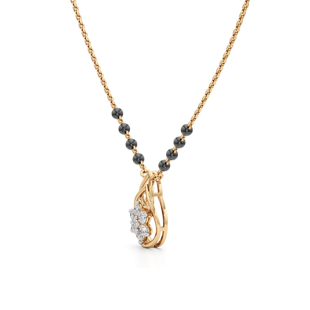 Teardrop Blossom Mangalsutra