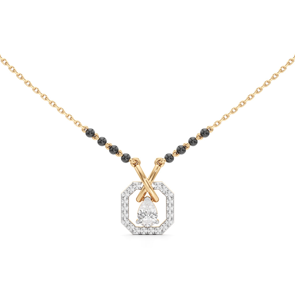 Ethereal OctaBloom Diamond Mangalsutra
