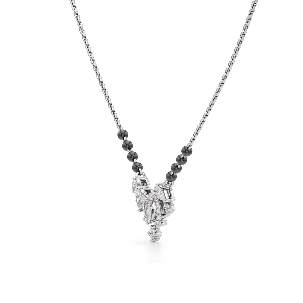 Vireya Diamond Cluster Mangalsutra