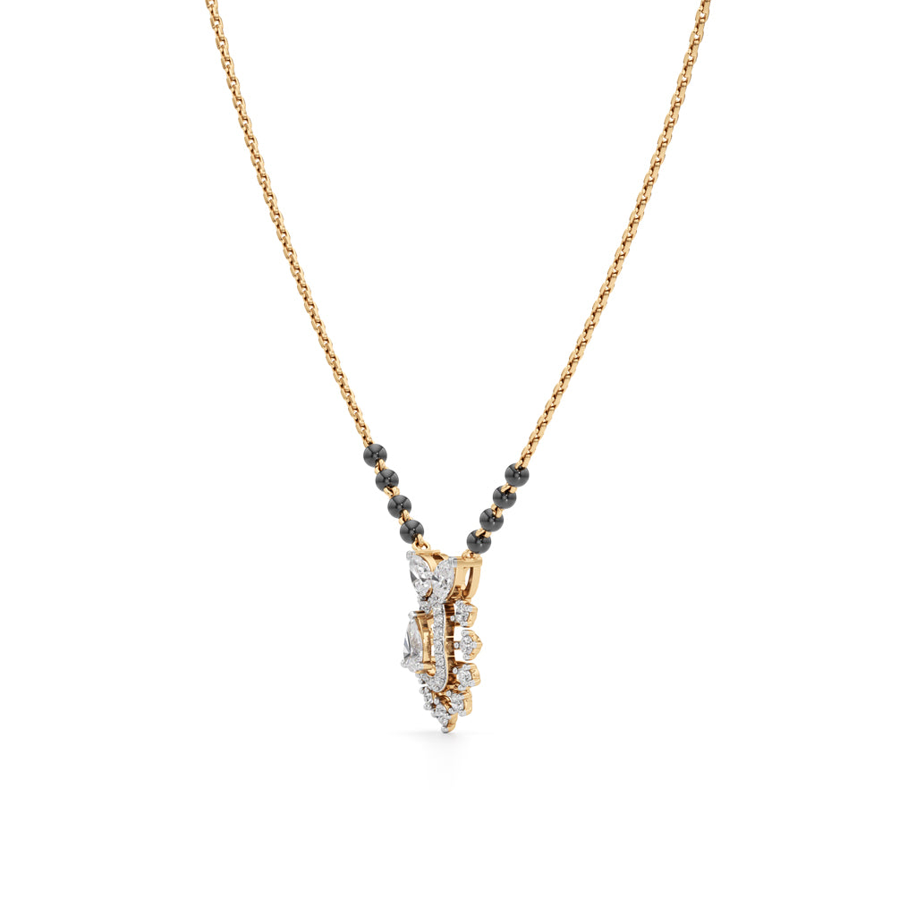 Aarohi Royal Bloom Diamond Mangalsutra