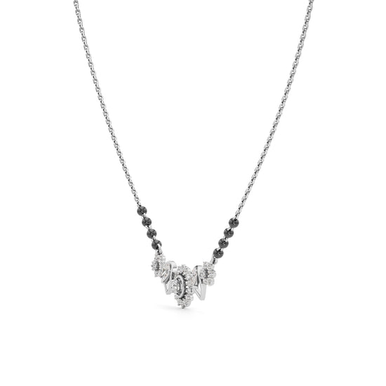 Kavya Petal Cluster Diamond Mangalsutra