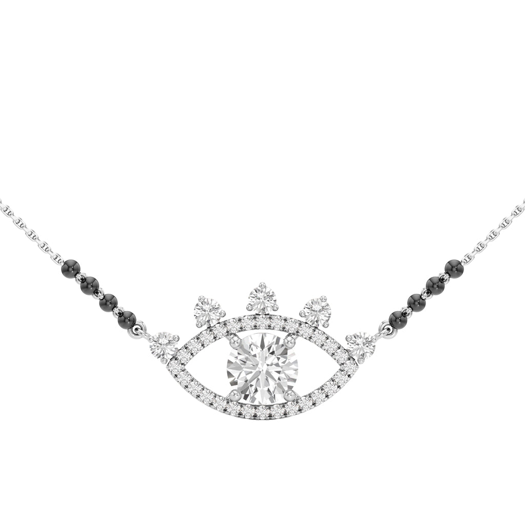 Aarohi Evil Eye Diamond Mangalsutra