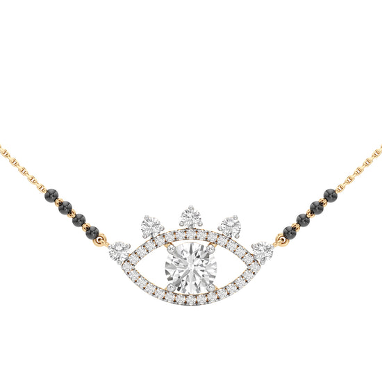 Aarohi Evil Eye Diamond Mangalsutra