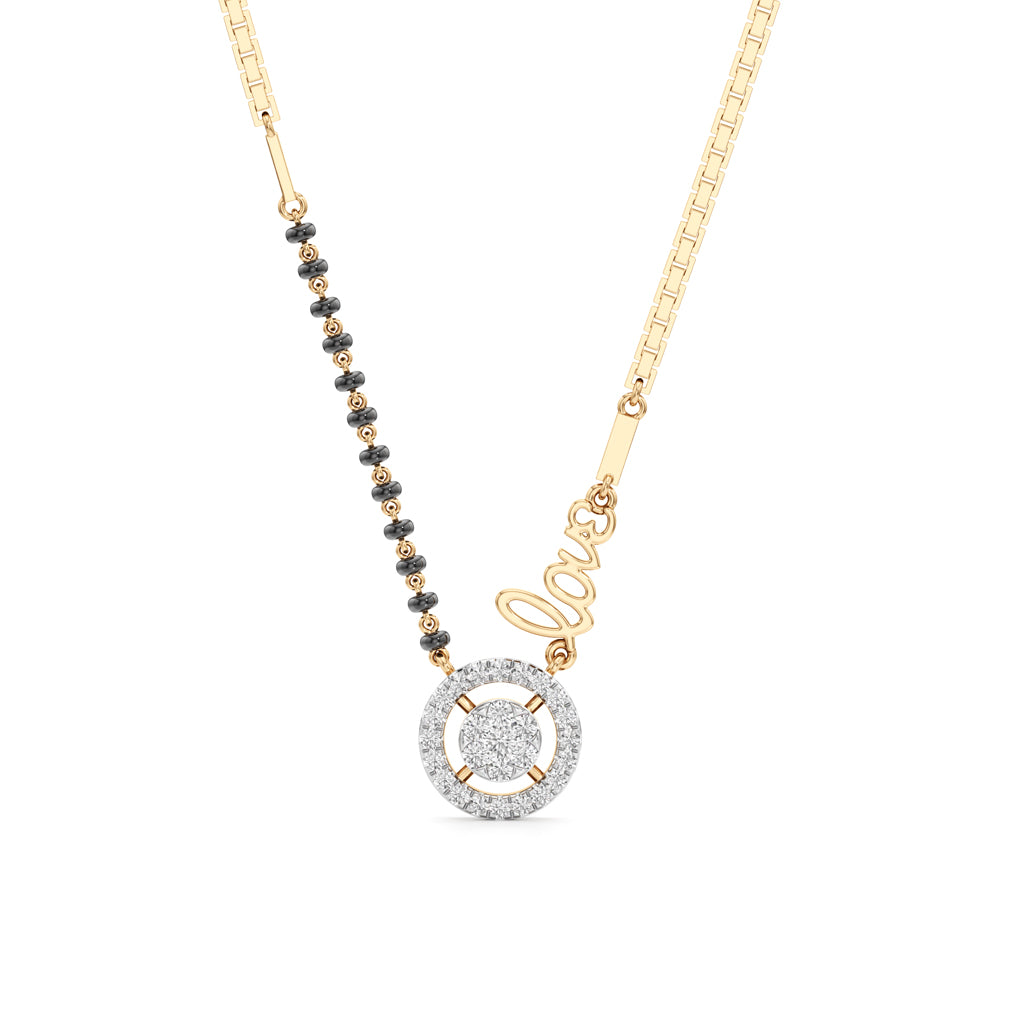 Aarohi Circle of Love Diamond Mangalsutra