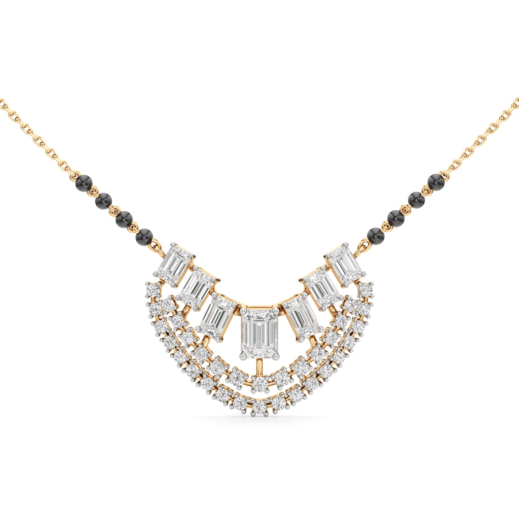 Kritika Radiant Halo Diamond Mangalsutra