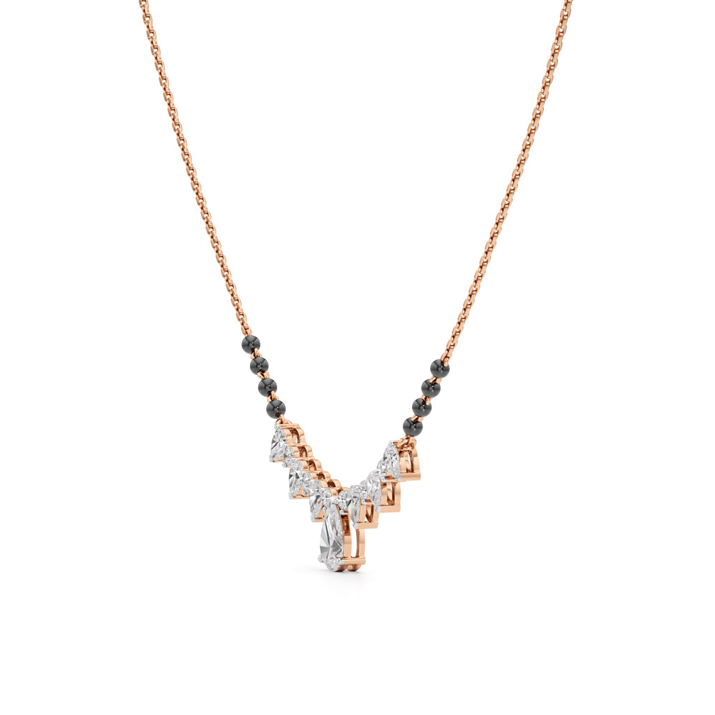 Ishita Radiant Bloom Diamond Mangalsutra