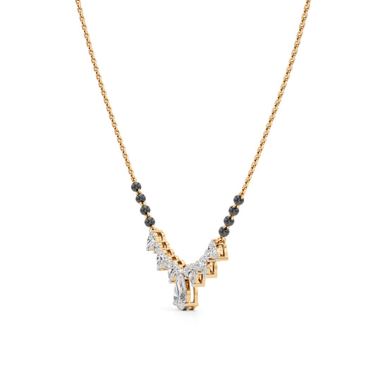 Ishita Radiant Bloom Diamond Mangalsutra